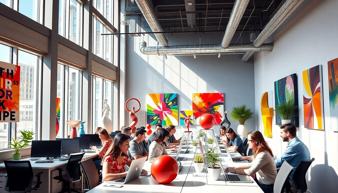 The Power of Office Art: Boosting Productivity and Creativity in the Workplace