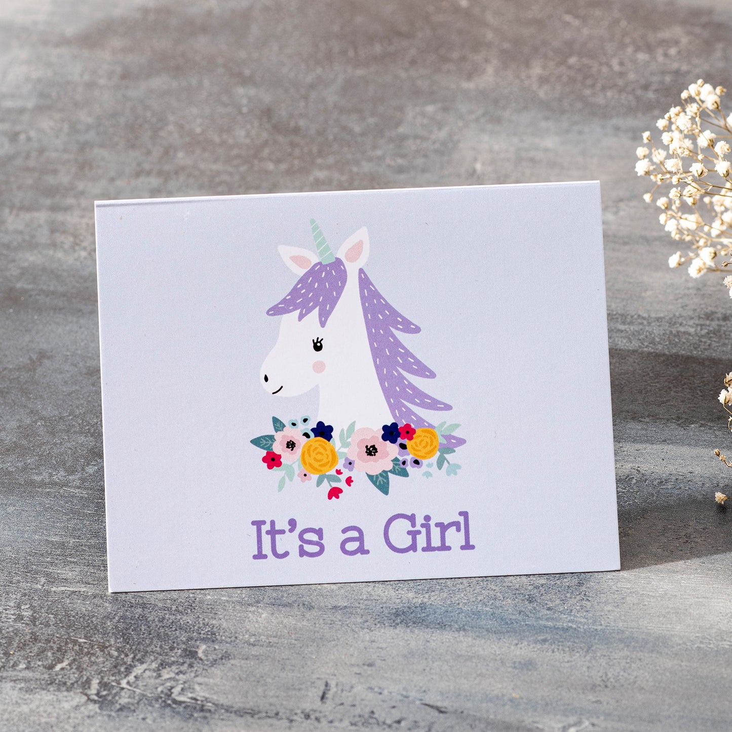 Baby Girl Tiny Joy Greeting Card