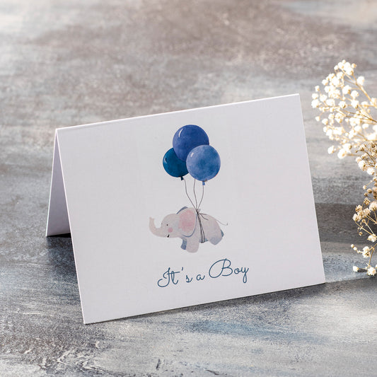Baby Boy Tiny Joy Greeting Card