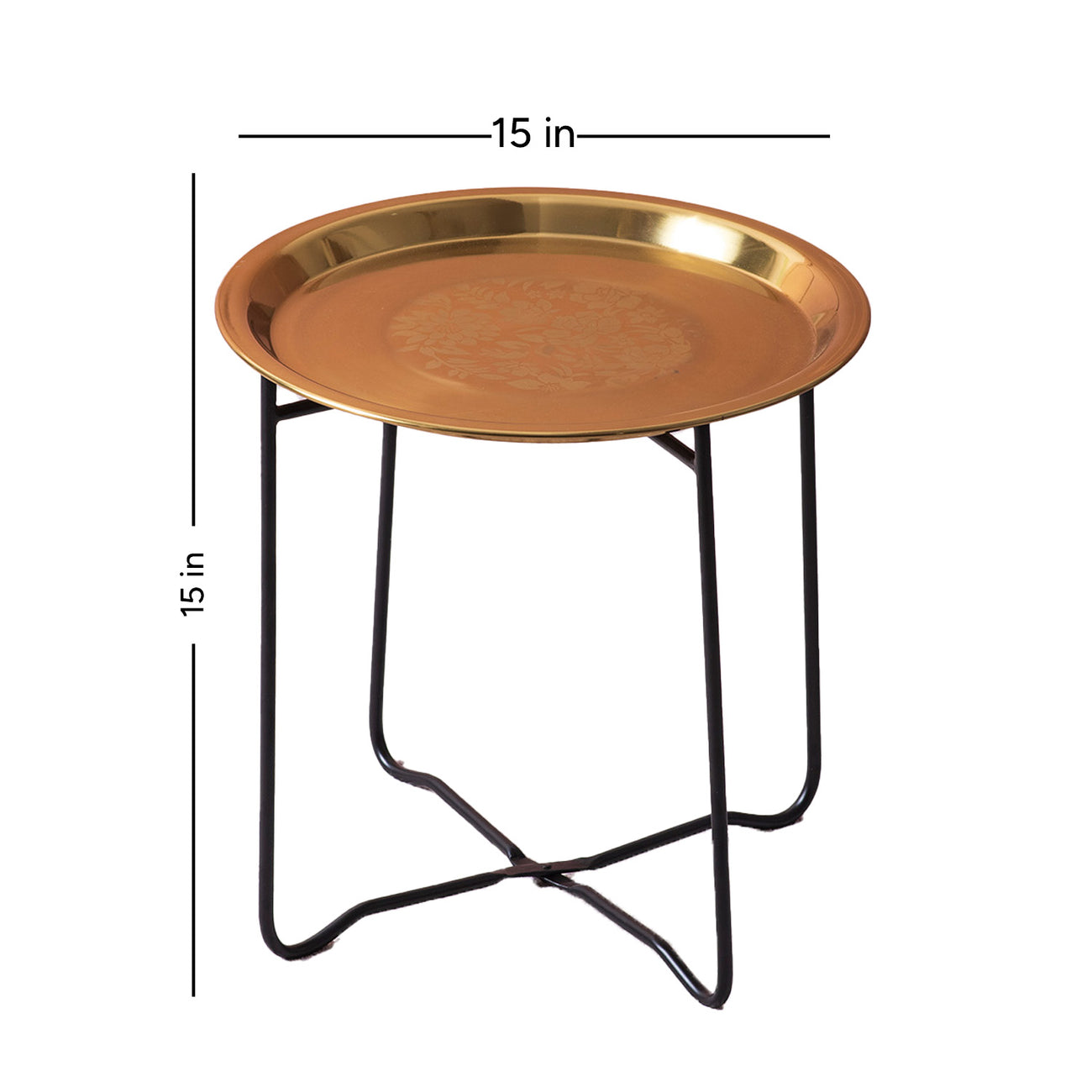 Eclipse Elegance Foldable Side Table