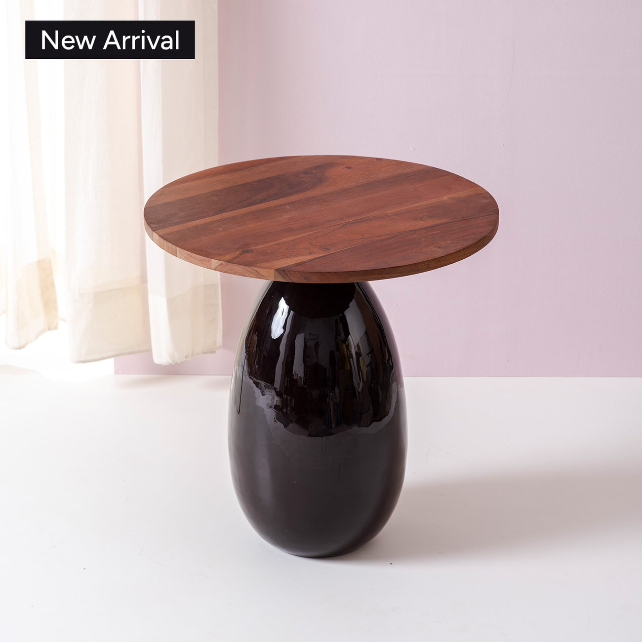 Modern Mango Wood Side Table