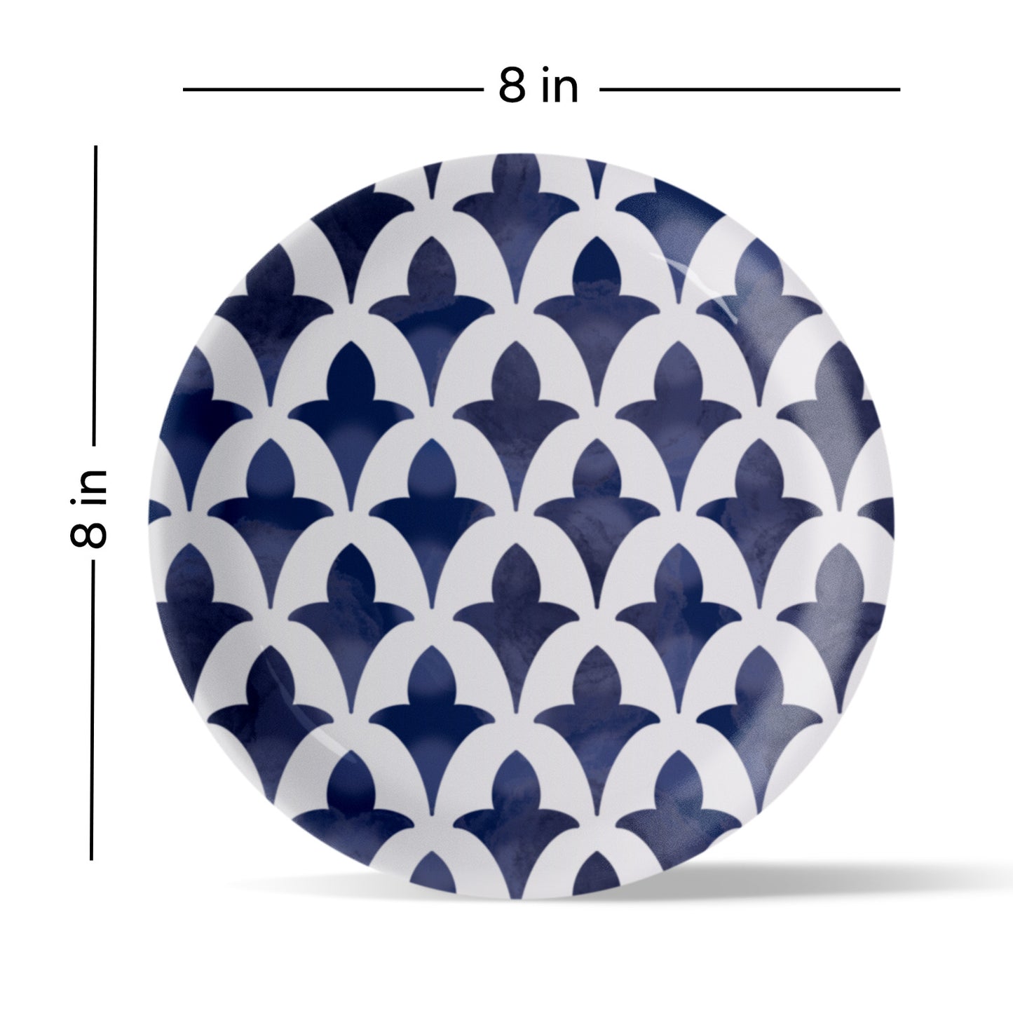 Azure Arabesque Wall Plate