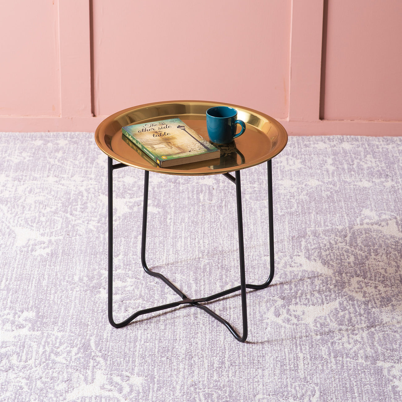 Eclipse Elegance Foldable Side Table