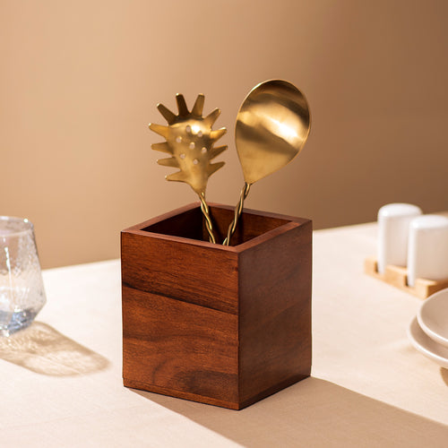 Wooden Spoon & Fork Holder