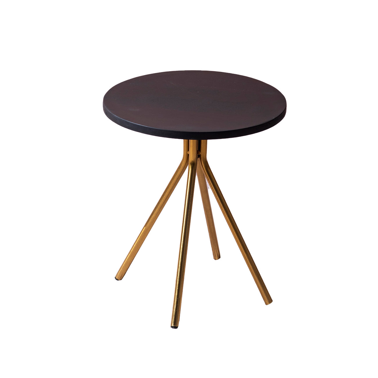 Harmony Haven: Wood and Metal Side Table