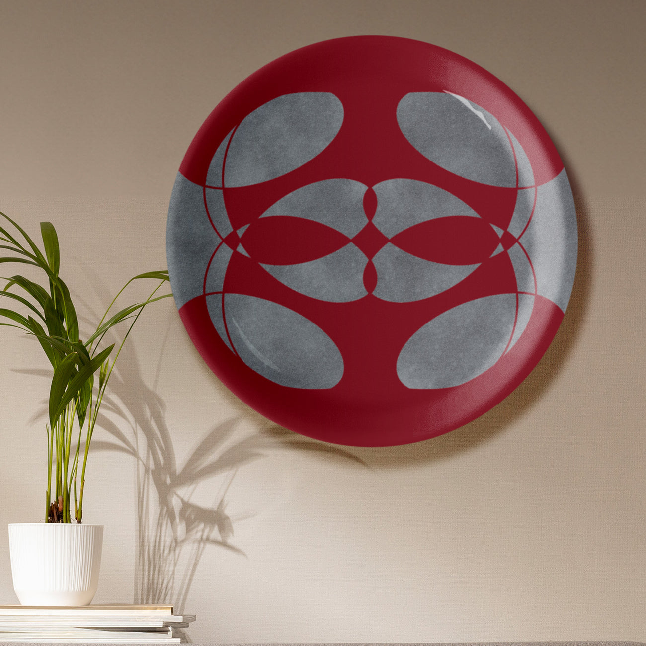 Fiery Swirls Wall Plate