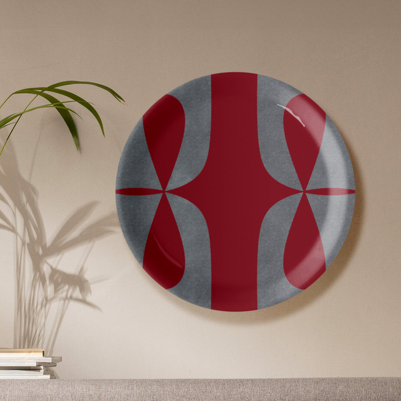 Crimson Cosmos Wall Plate