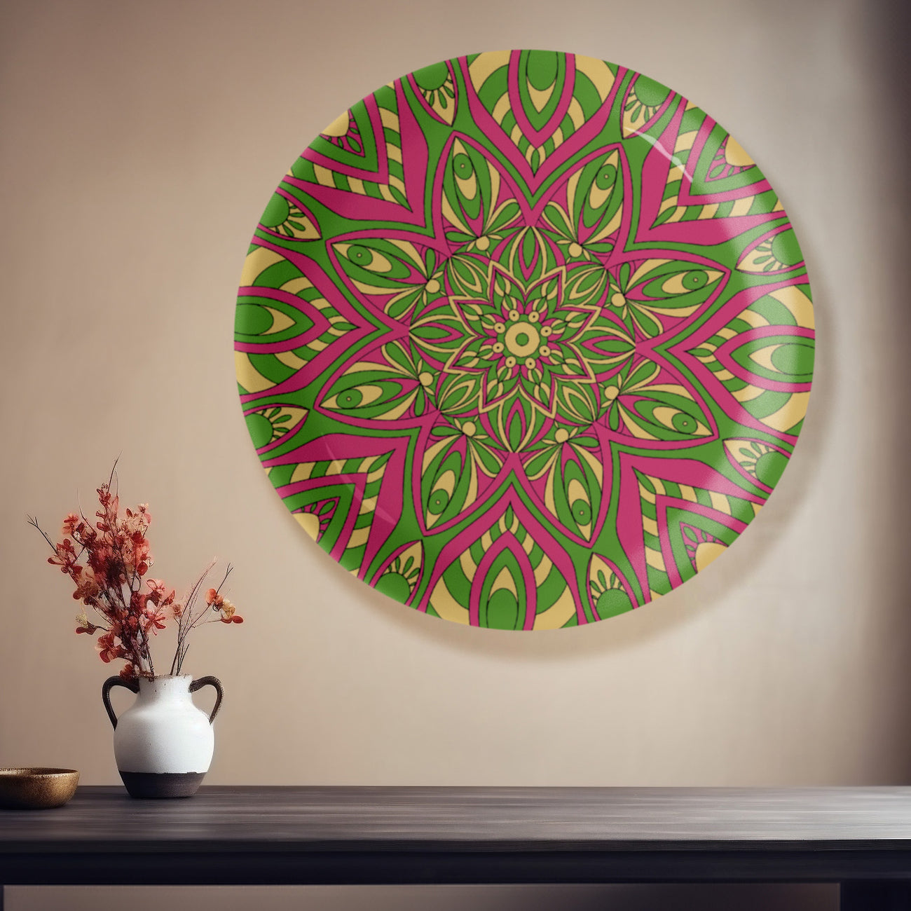 Balance & Harmony Mandala Wall Plate