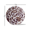 Paisley Print Porcelain Wall Plate