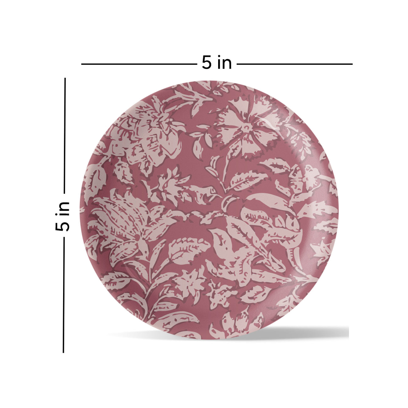 Ethnic Floral Design Wall Plate