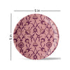 Ikat Print Porcelain Wall Plate