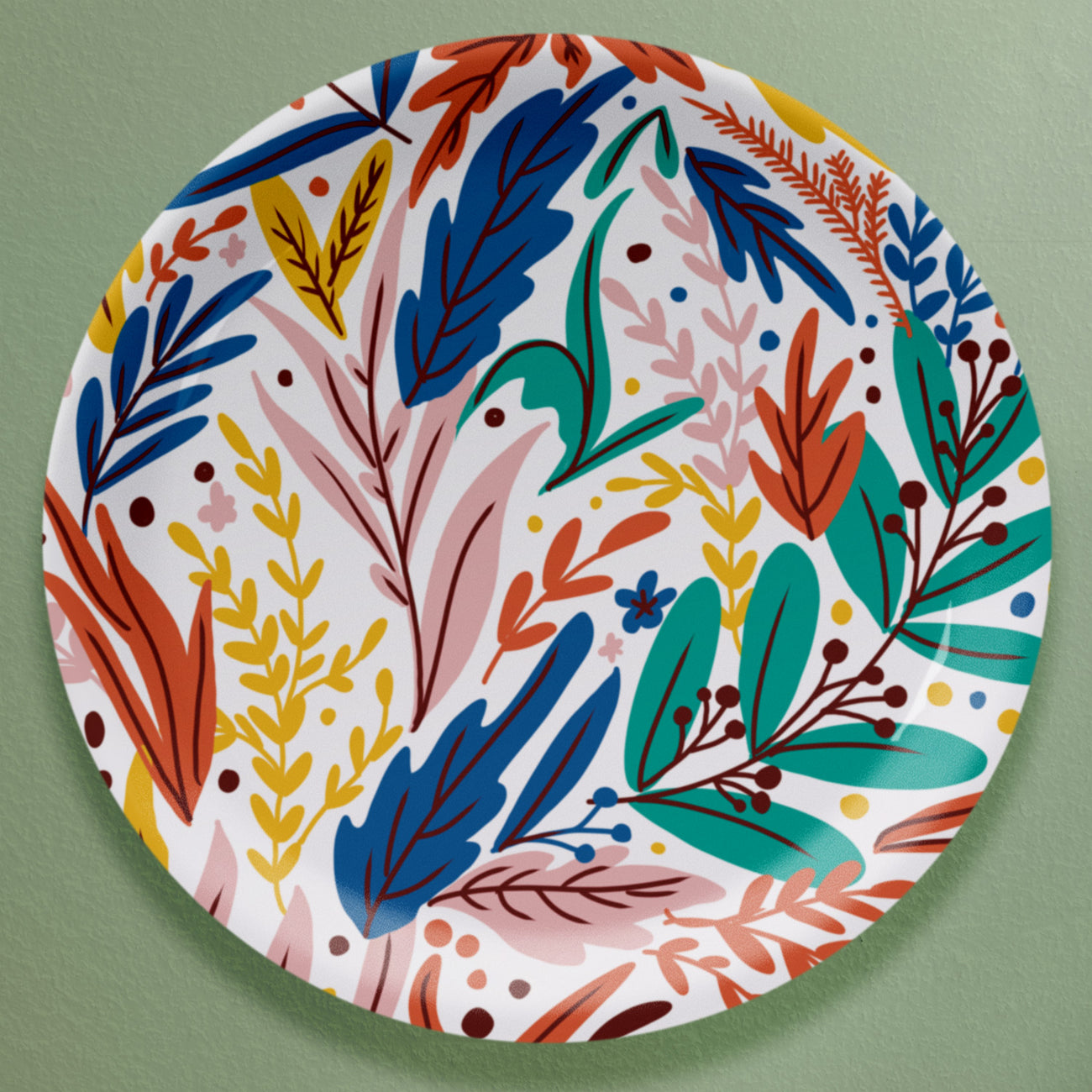 Floral Fusion Wall Plate