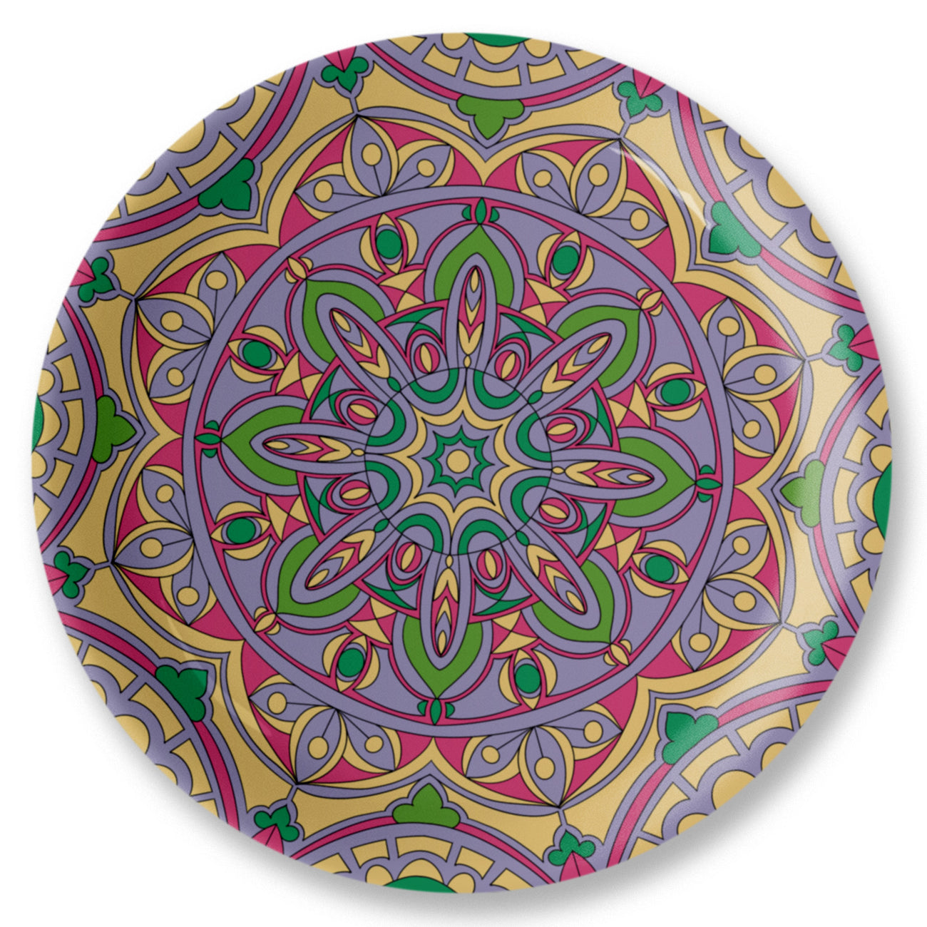 Blooming Balance Mandala Wall Plate