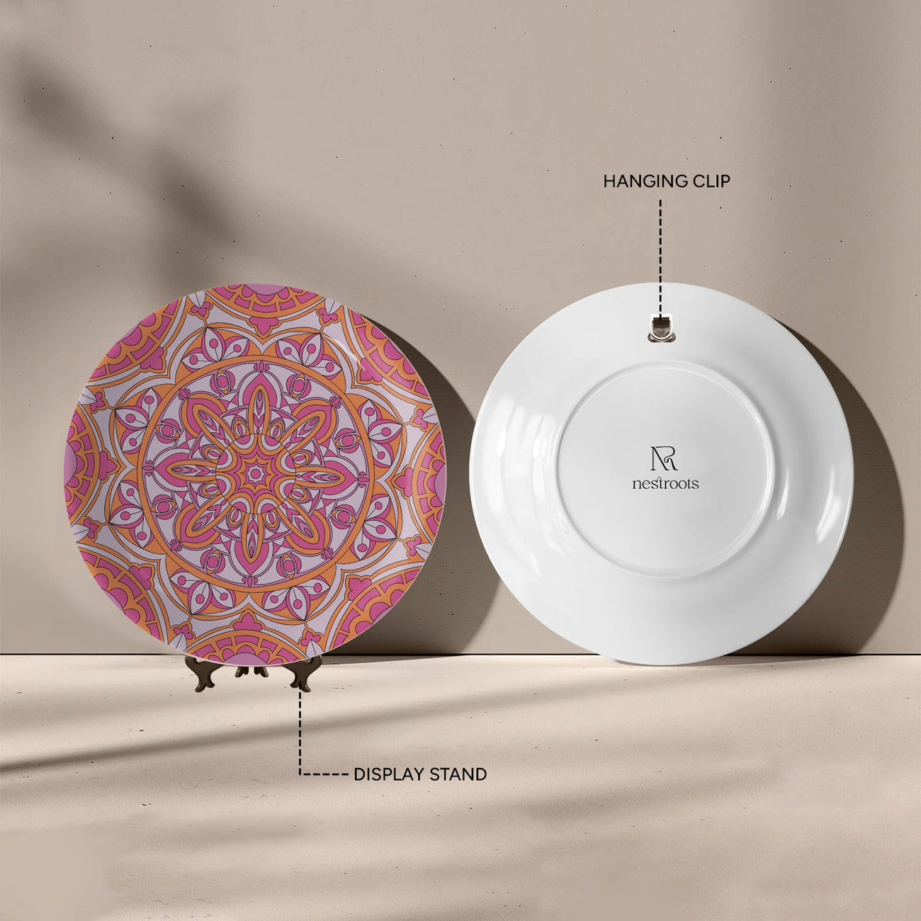 Guiding Star Mandala Wall Plate