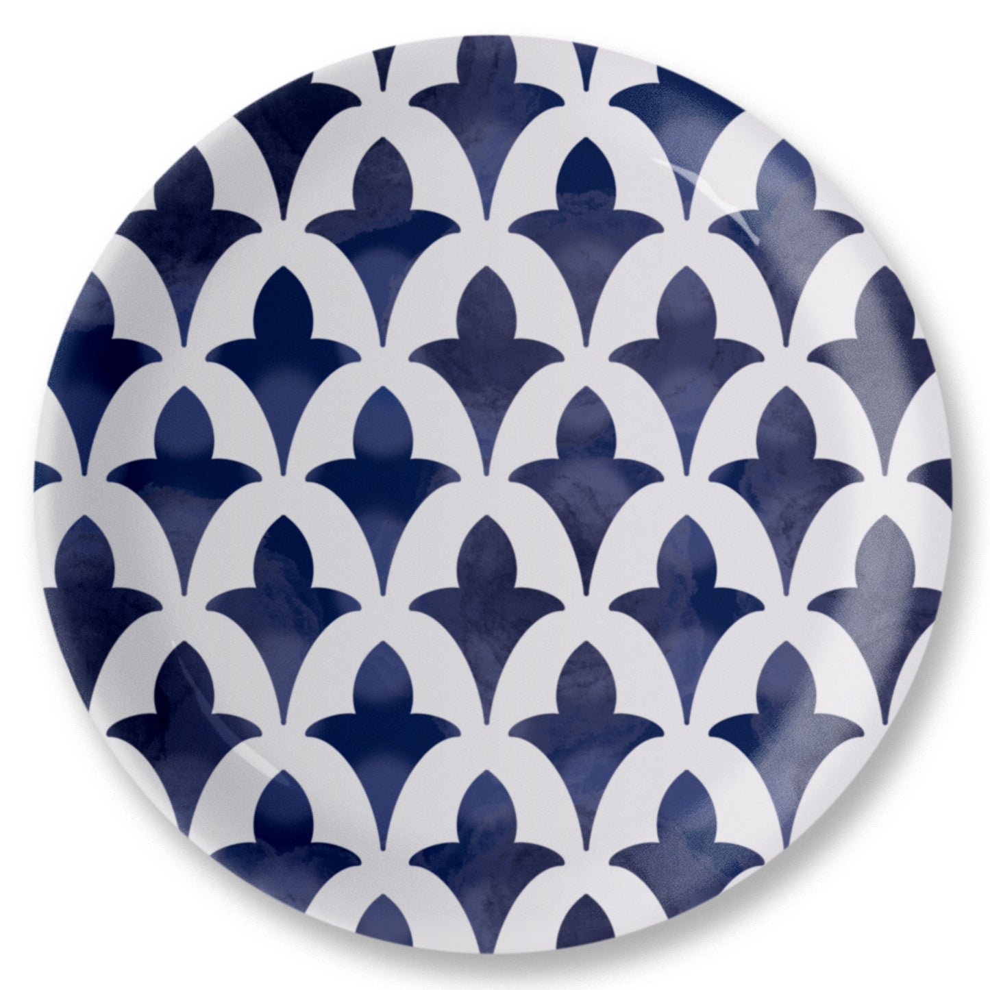 Azure Arabesque Wall Plate