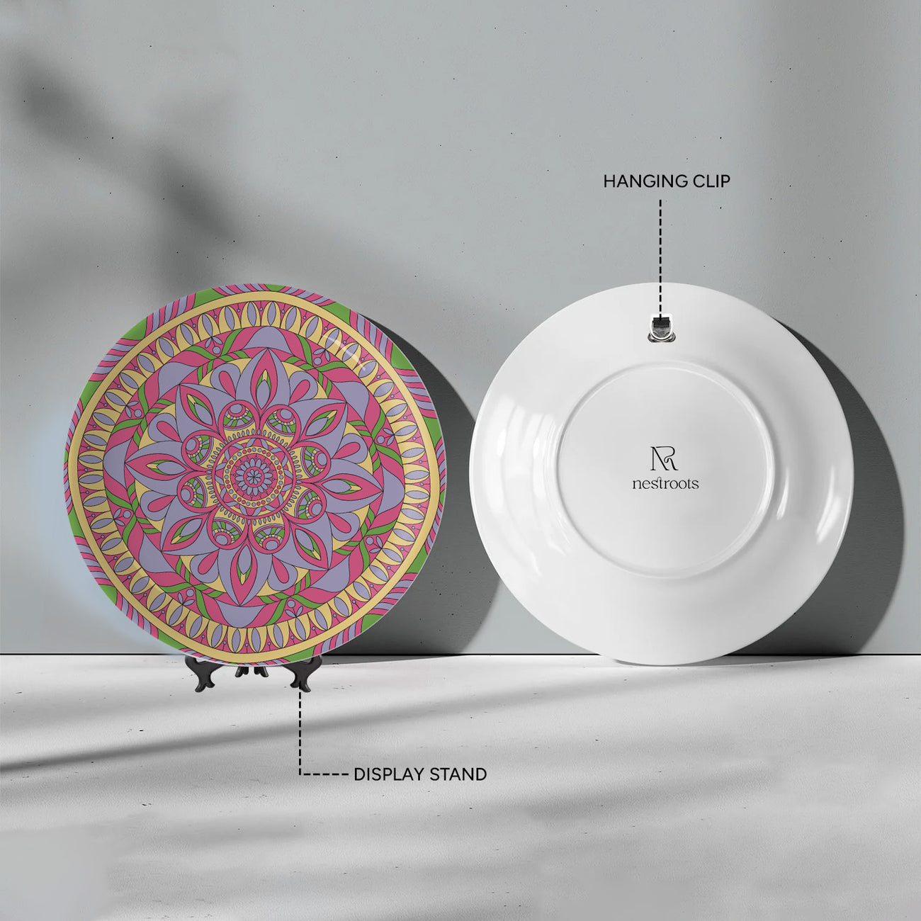 Inner Peace Mandala Wall Plate