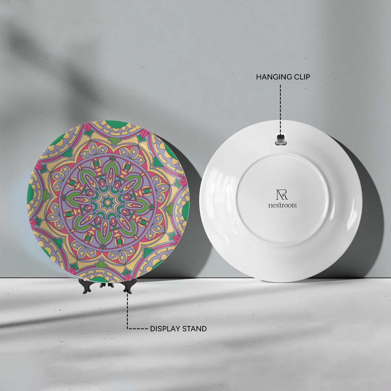 Blooming Balance Mandala Wall Plate