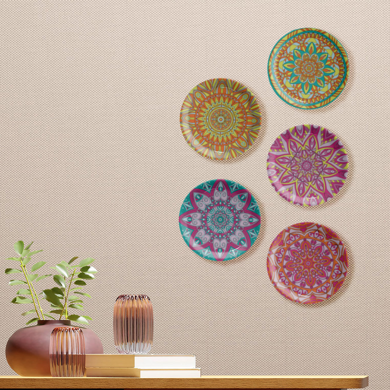 Guiding Star Mandala Wall Plate