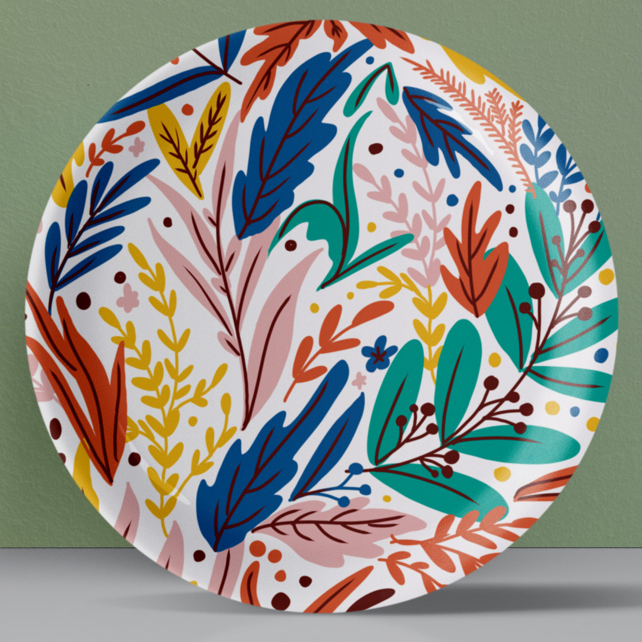 Floral Fusion Wall Plate