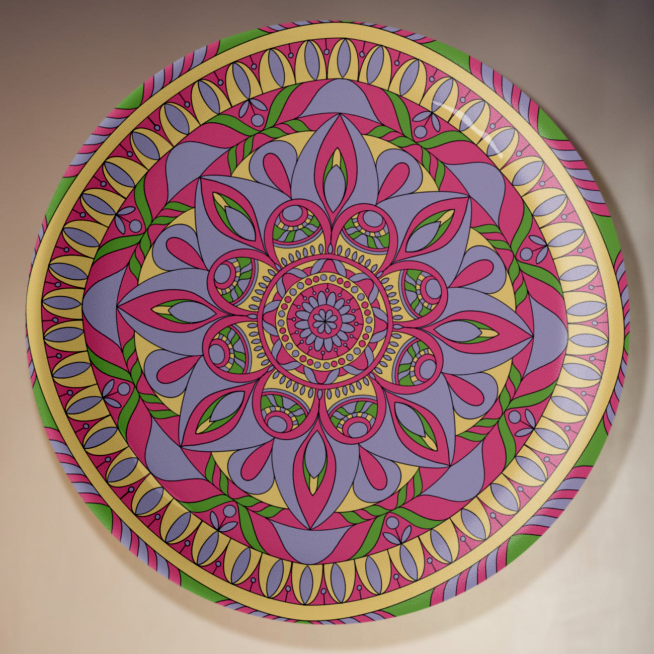 Inner Peace Mandala Wall Plate