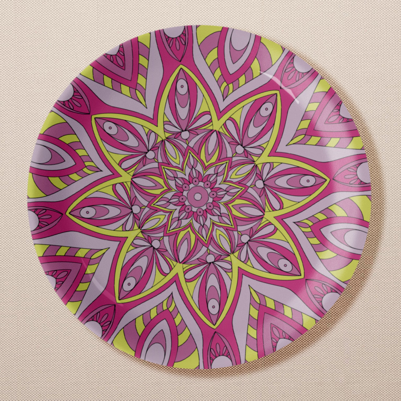 Soothing Serenity Mandala Wall Plate