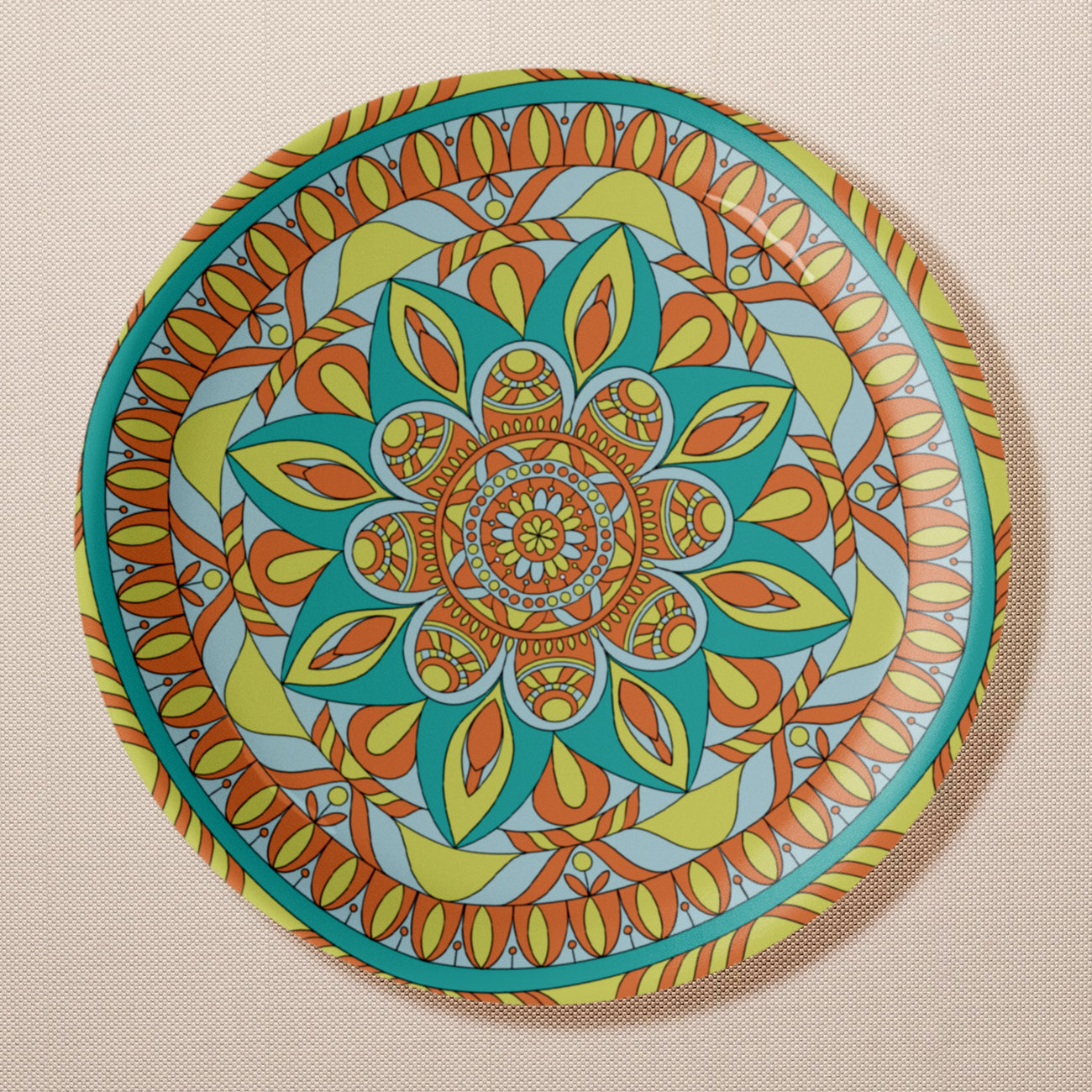 Soulful Circles Mandala Wall Plate