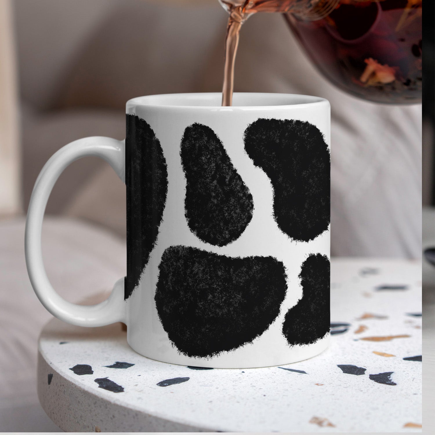 Pawfect Zebra Print Coffee Mug