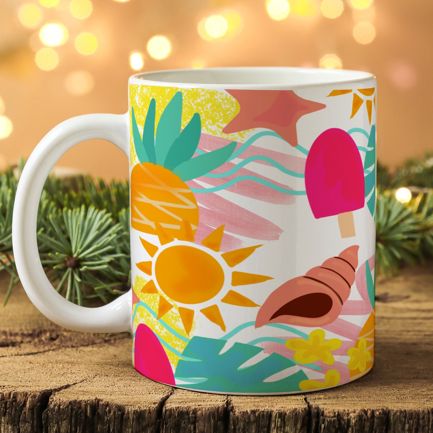 Beachy Brew Coffee Cup