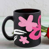 Pink Bloom Noir Coffee Mug