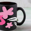 Pink Bloom Noir Coffee Mug