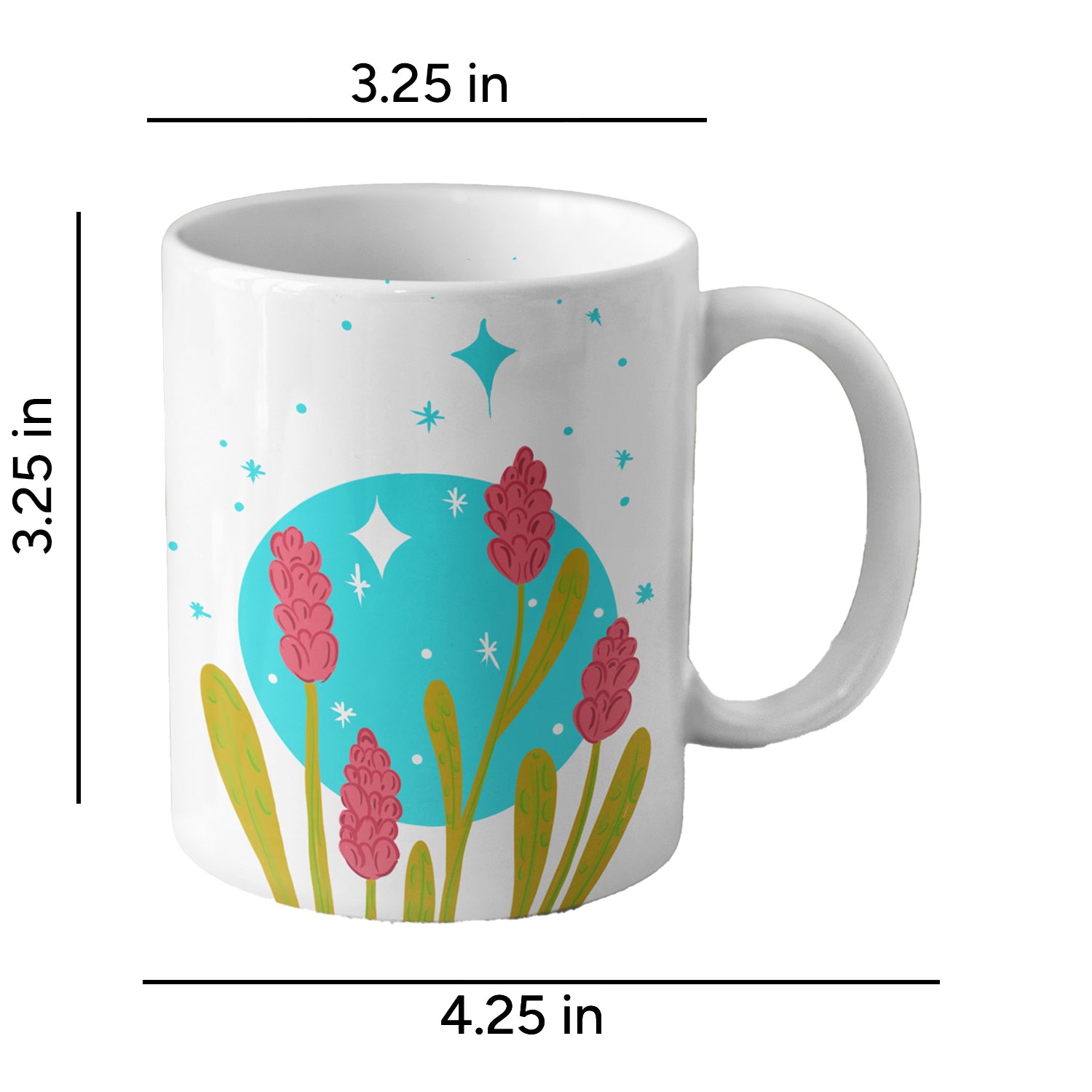 Pink Fields Coffee Mug