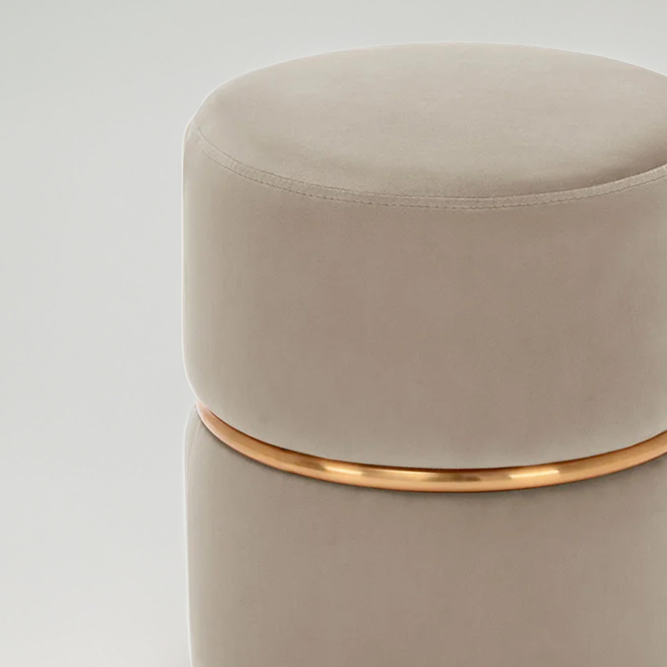 Beige Bliss Pouf Ottoman Shop Now