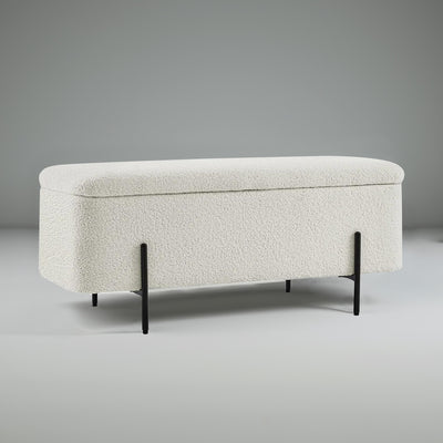 Beige Bliss Storage Bench