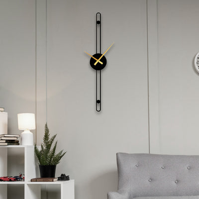 Elegant Iron Timekeeper Wall Clock