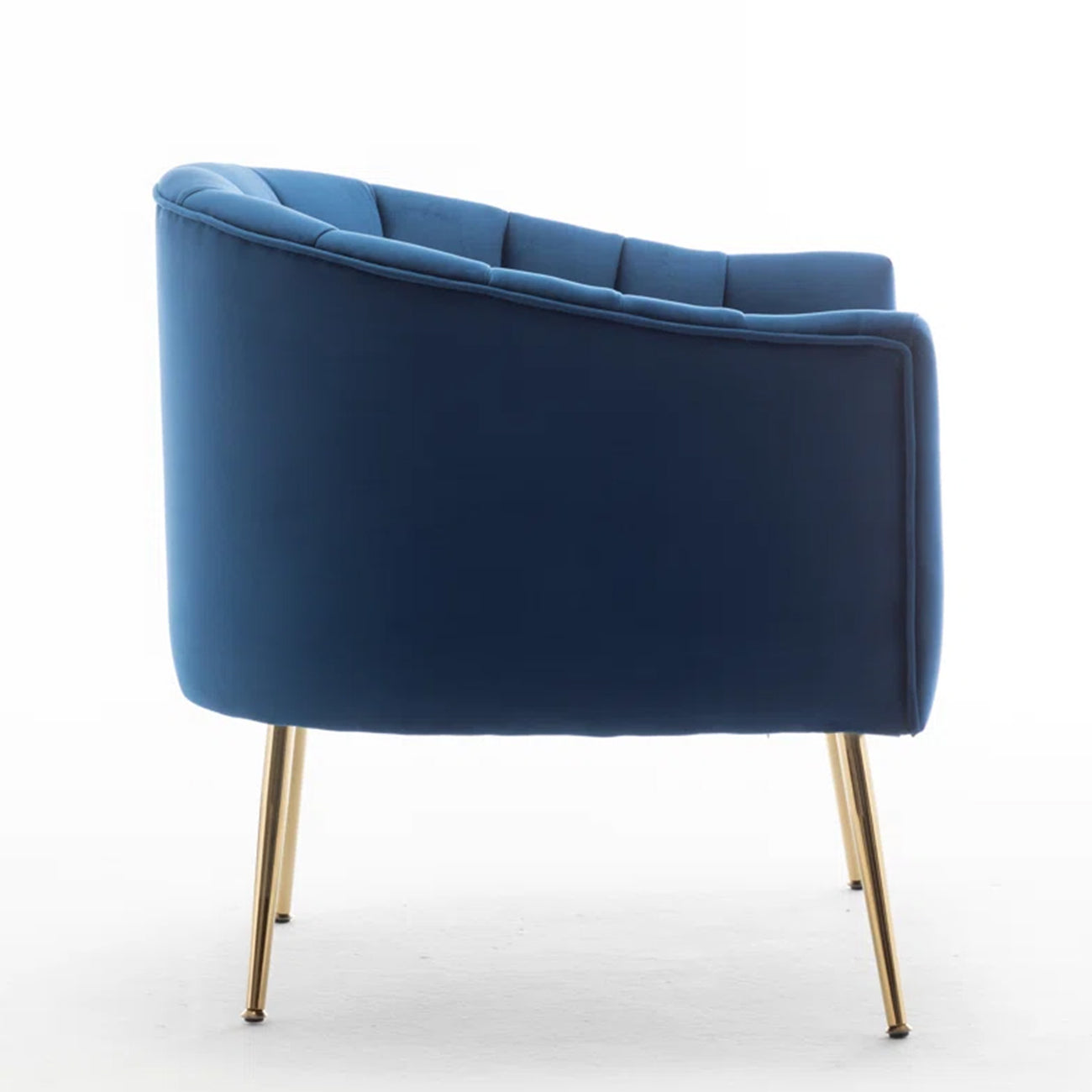 Best Gilded Lounge Armchair Elegance Velvet Blue Online Shop Now