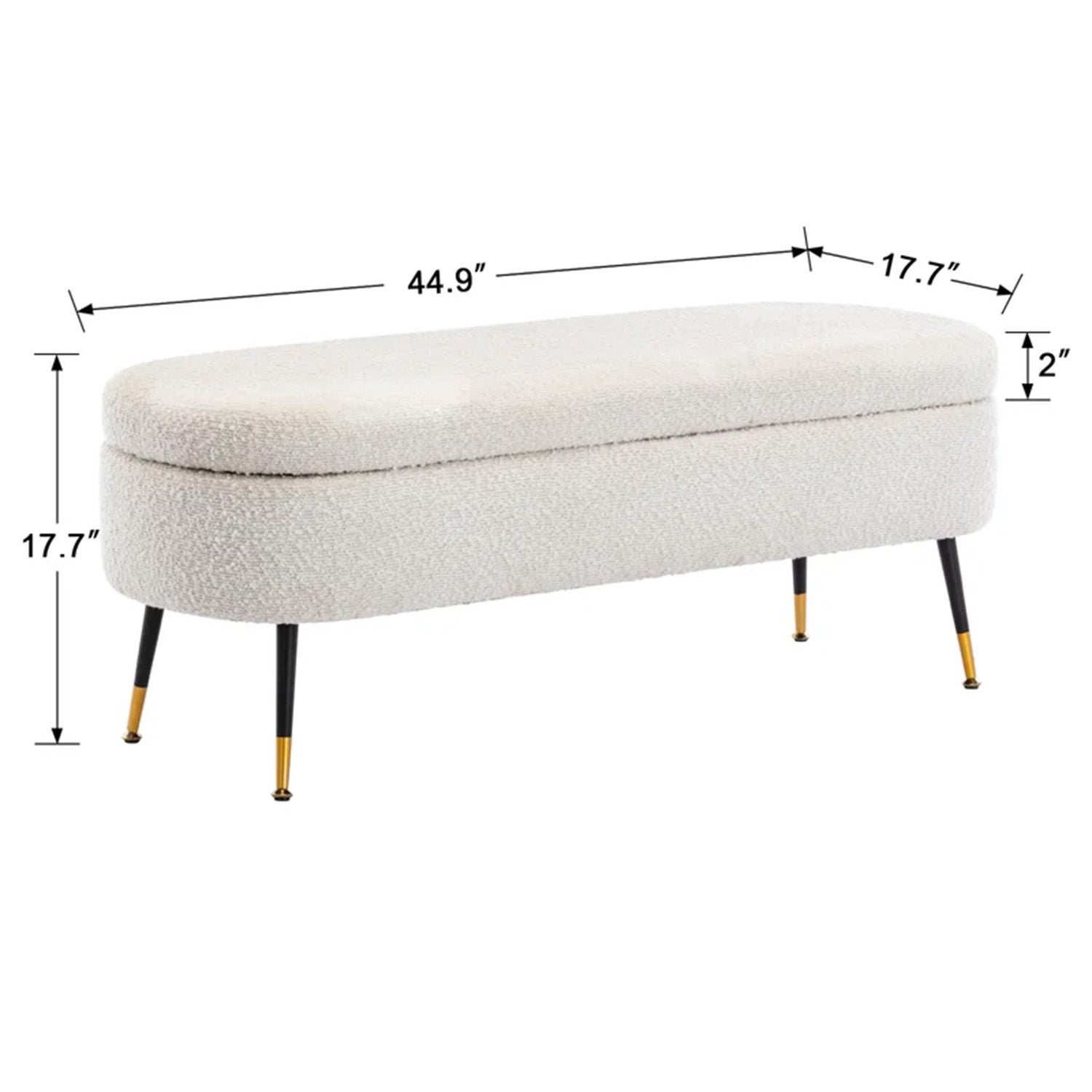 Best Ivory Escape Storage Bench online Shop Now