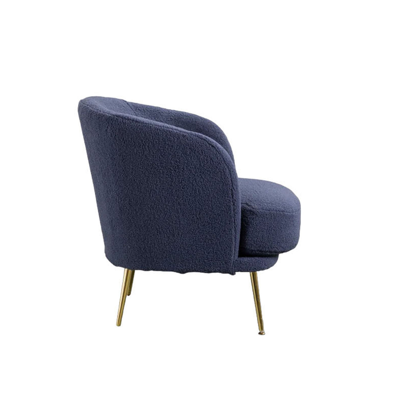 Online Best Plush Velvet Accent Chair Blue Shop Now