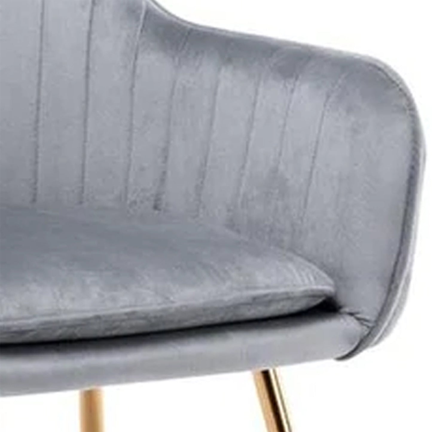  Best Velvet Sleek Lounge Chair Grey Online India Shop