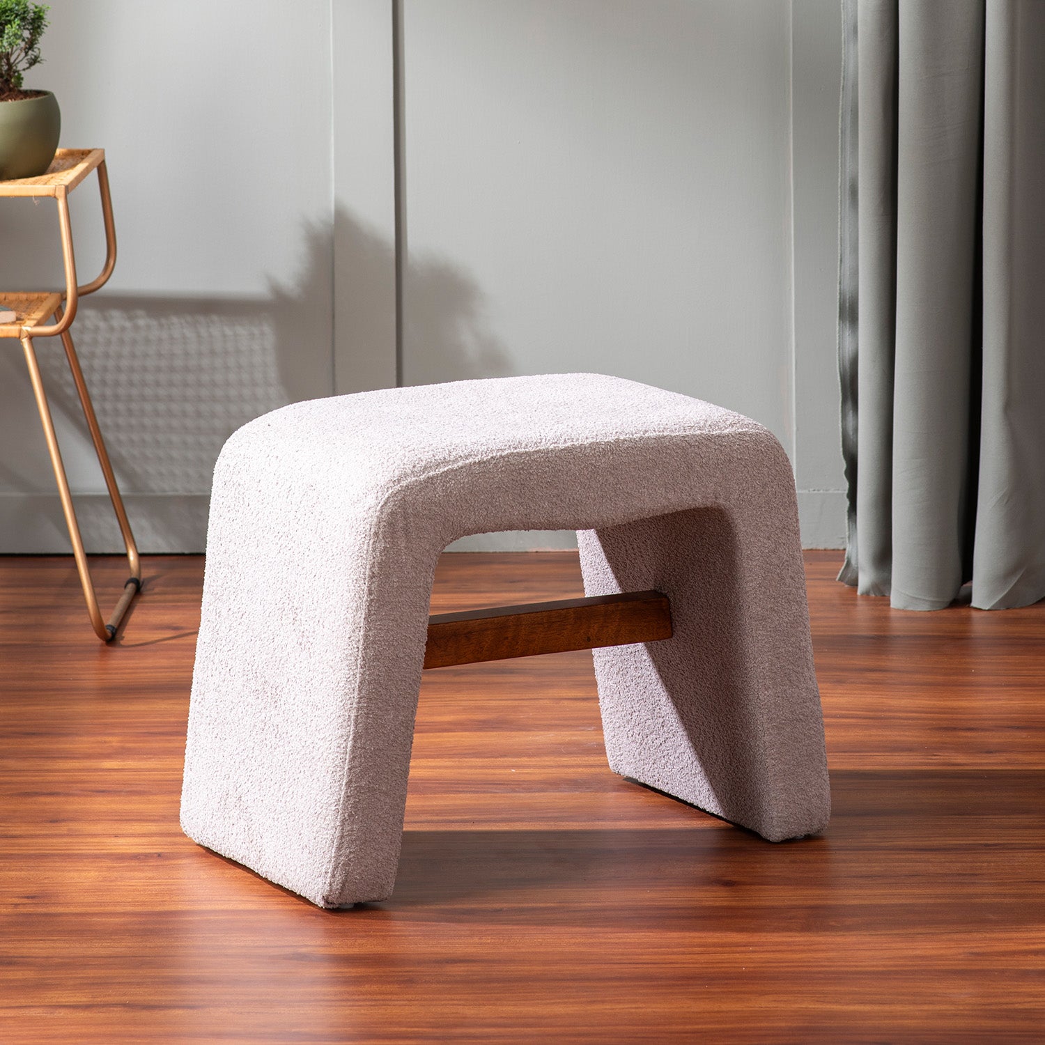 Buy Beige Pouf Seating Solution Set Of 2 Online Best Price