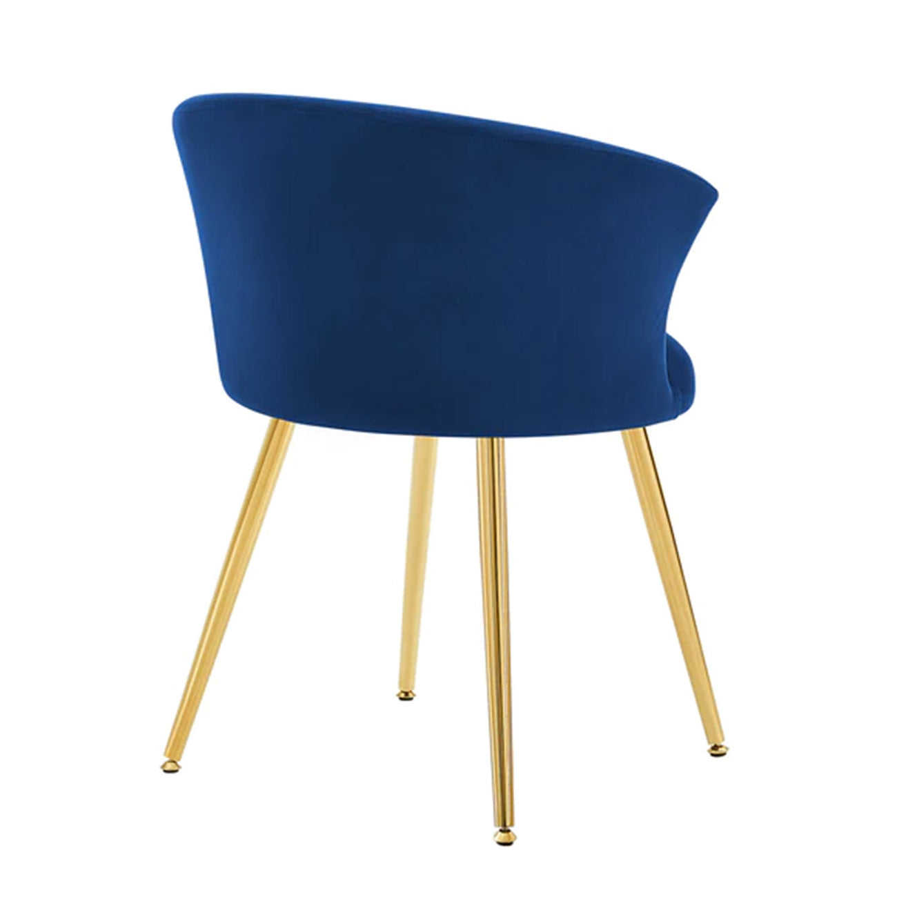 Buy Best Curvy Back Velvet Chair Cream Online Shop Now