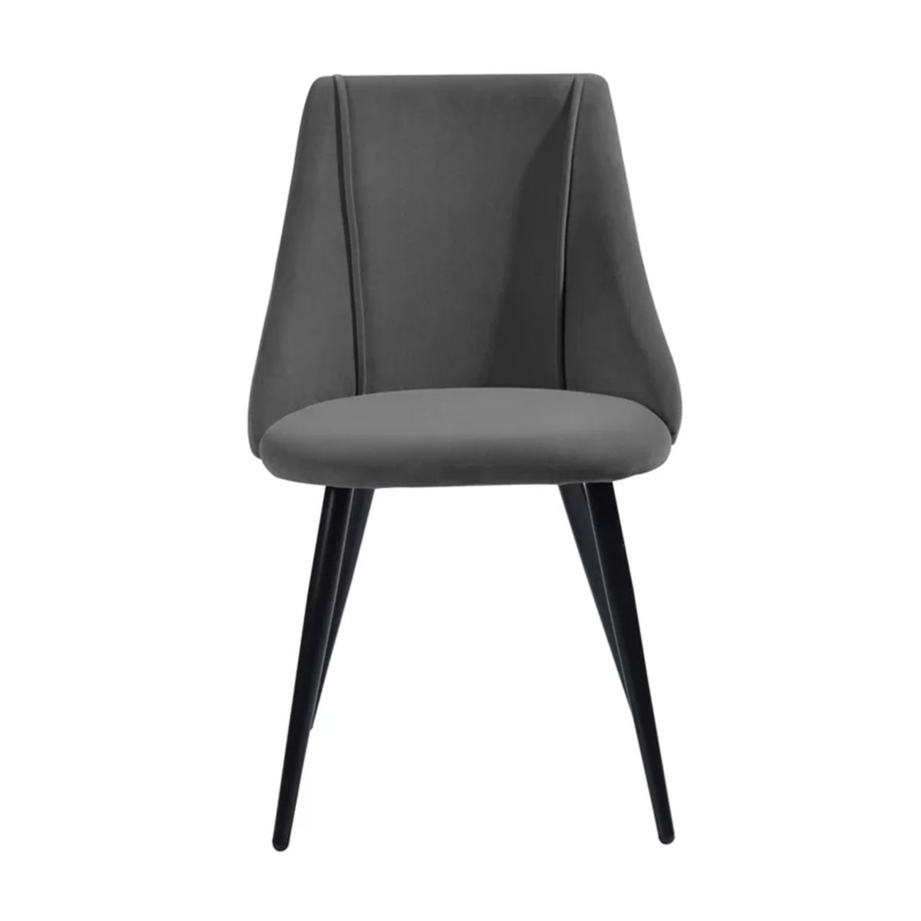 Buy Luxurious Velvet Dining Designer Chair Grey Online Best Price