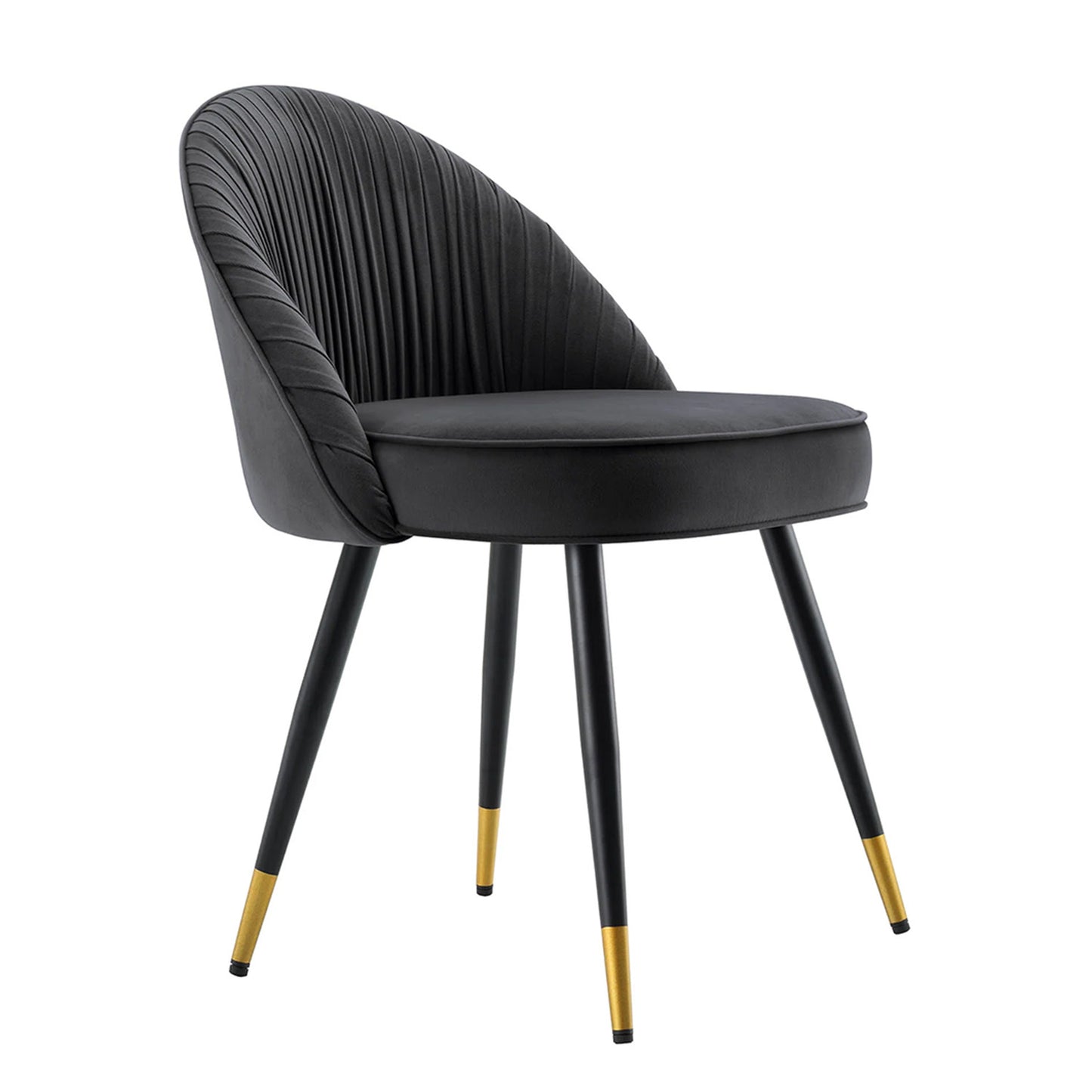 Buy Online Black Velvet Dining Chair at Best Price