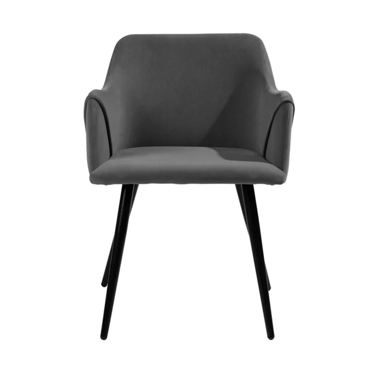 Buy Sophisticated Velvet Dining Designer Chair Grey Online Best Price