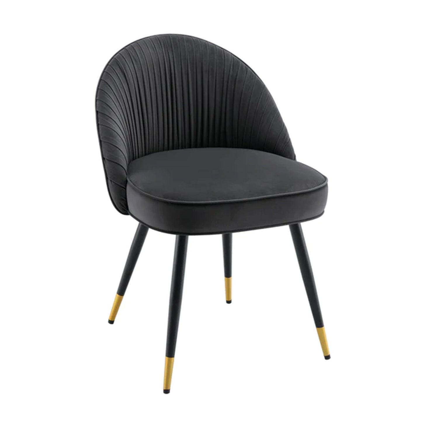 Buy Velvet Dining Table Chair Black Online Best Price