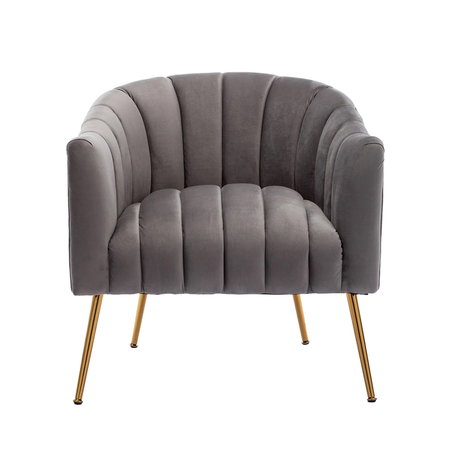 Buy Velvet Stitch Lounge Chair Grey Online Best Price