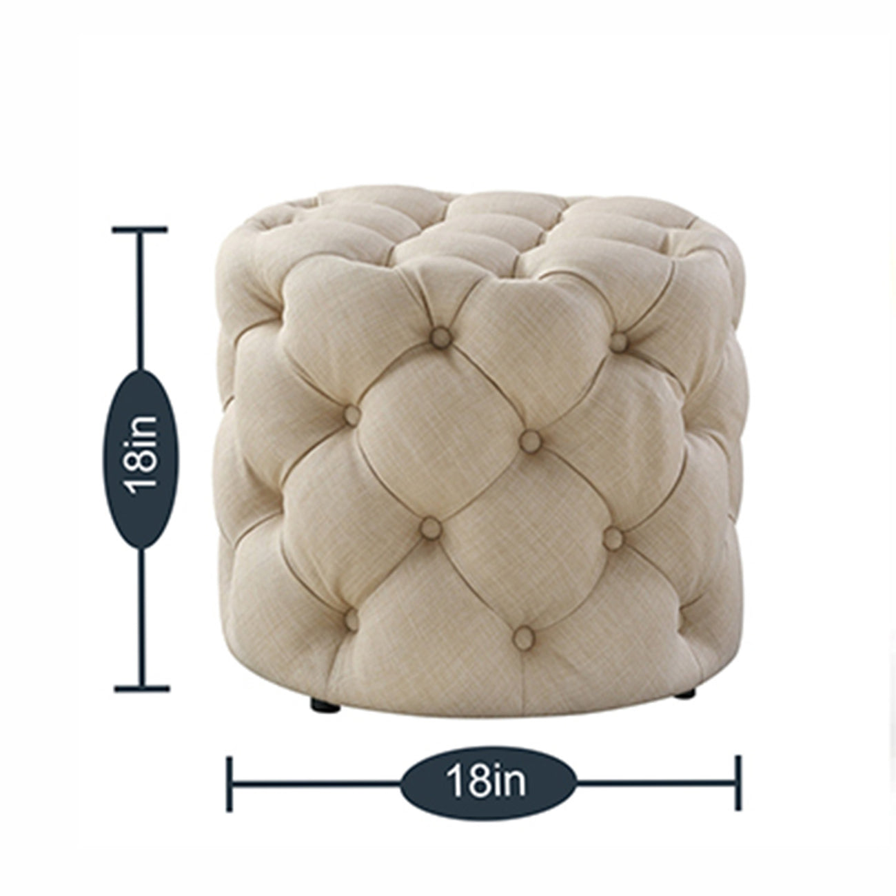 Buy Chill in Creamy Pouf and footstool Online