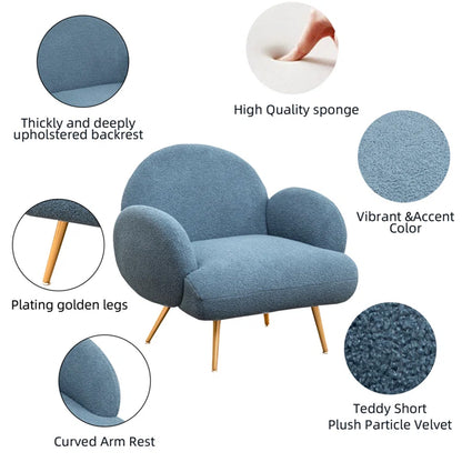 Breezy Blue Lounge Chair