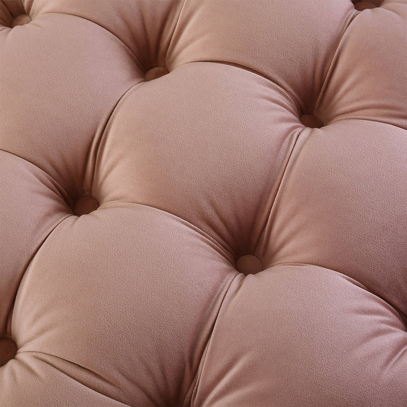 Plush Pink Pouf