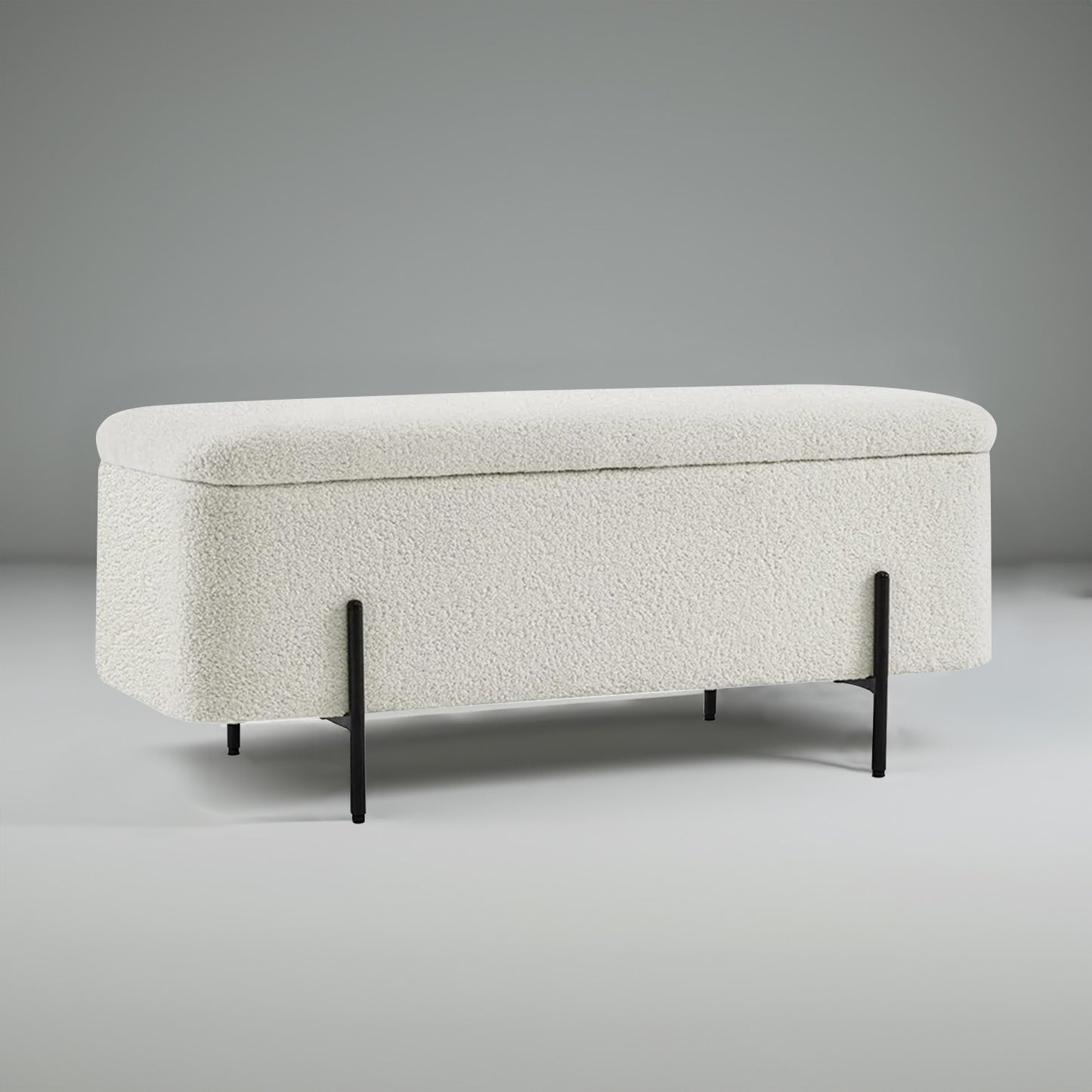 Beige Bliss Storage  Bench 