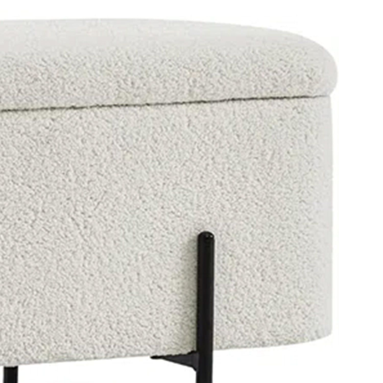 Beige Bliss Storage  Bench 